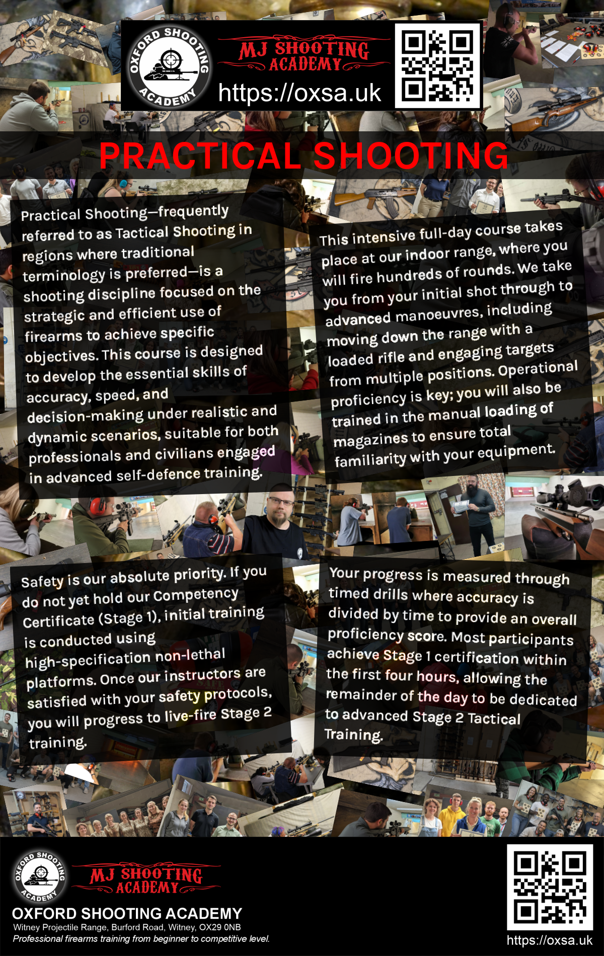 Tactical shooting drill for beginners and enthusiasts