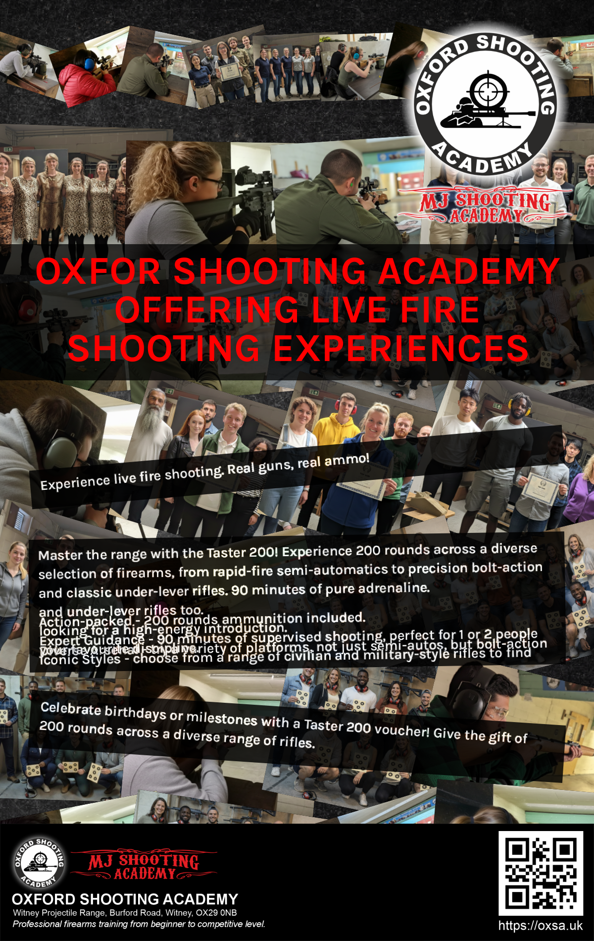 Precision shooting session focusing on firearm safety and handling