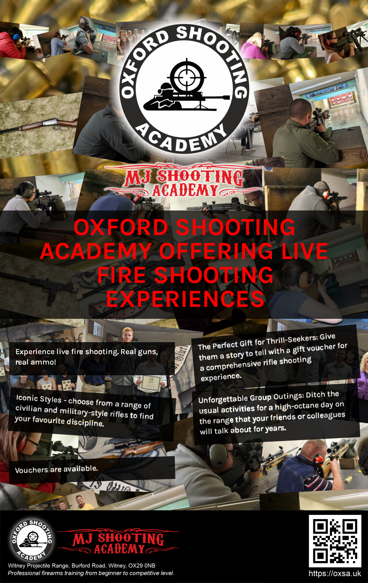 Sporting gun experience under supervised range conditions