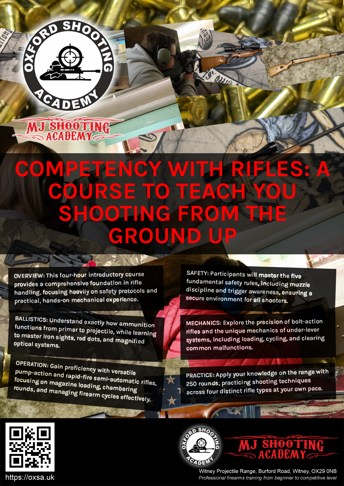 Sporting gun experience under supervised range conditions