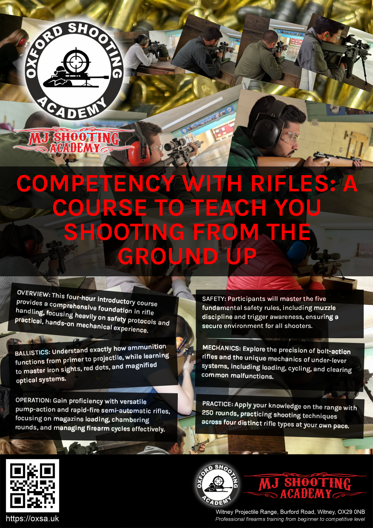 Sporting gun experience under supervised range conditions