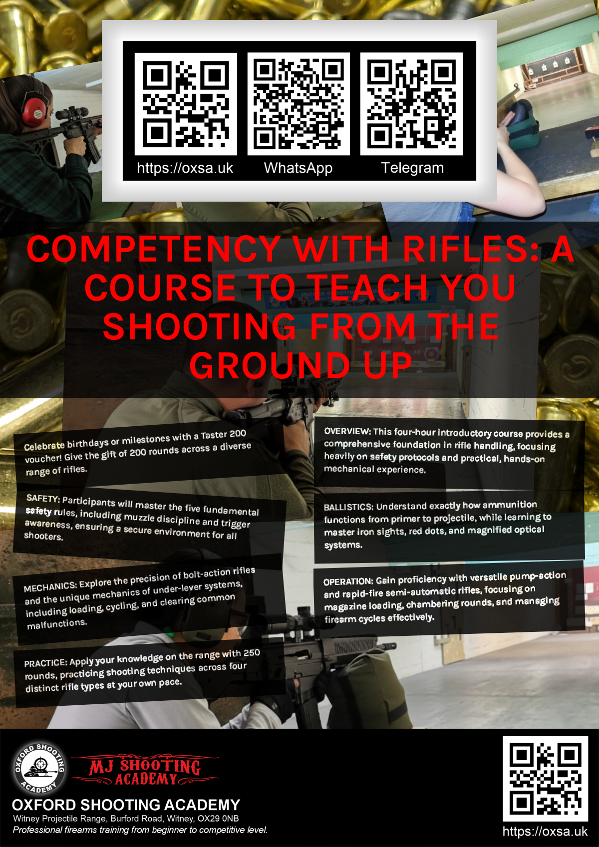 Target practice activity designed for corporate and group events