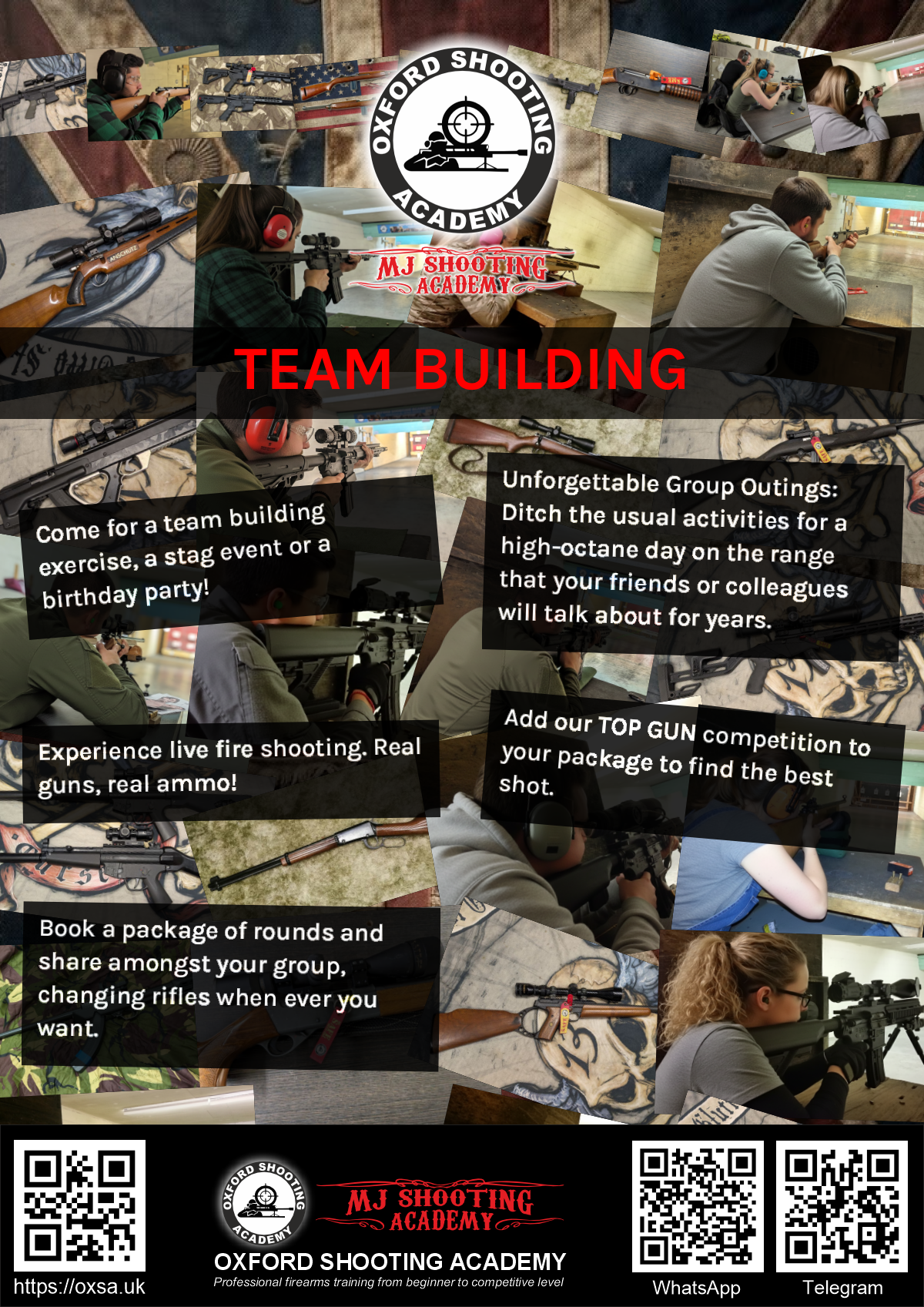 Precision shooting session focusing on firearm safety and handling