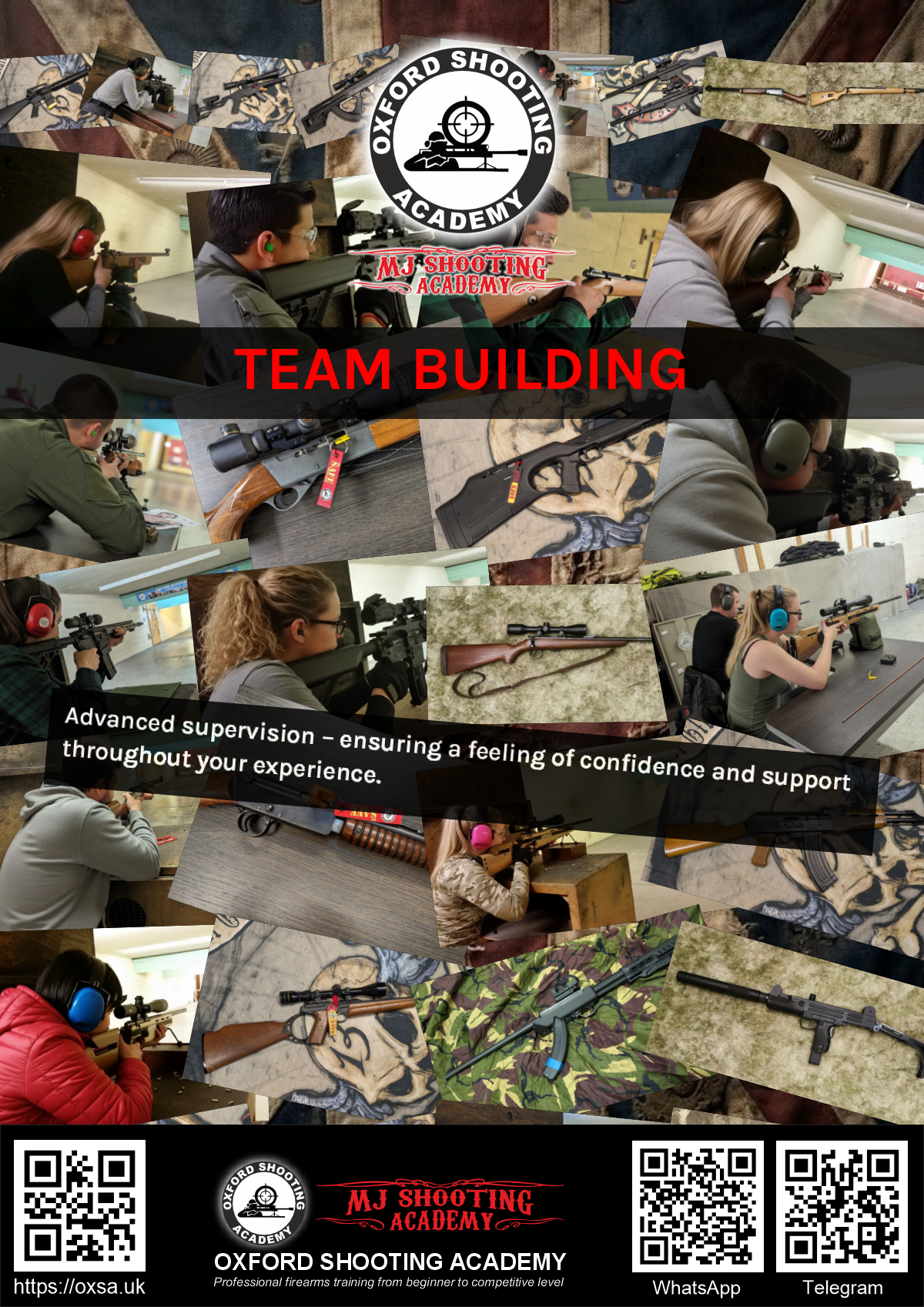 Indoor range shooting providing a unique experience day