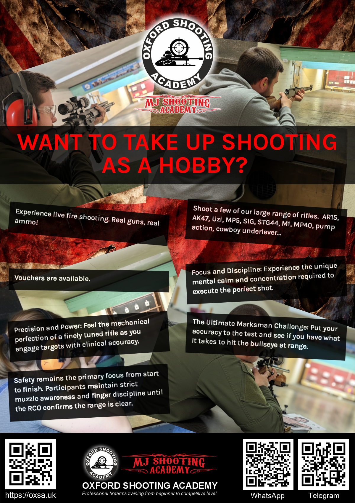 Live fire training for skill development and training