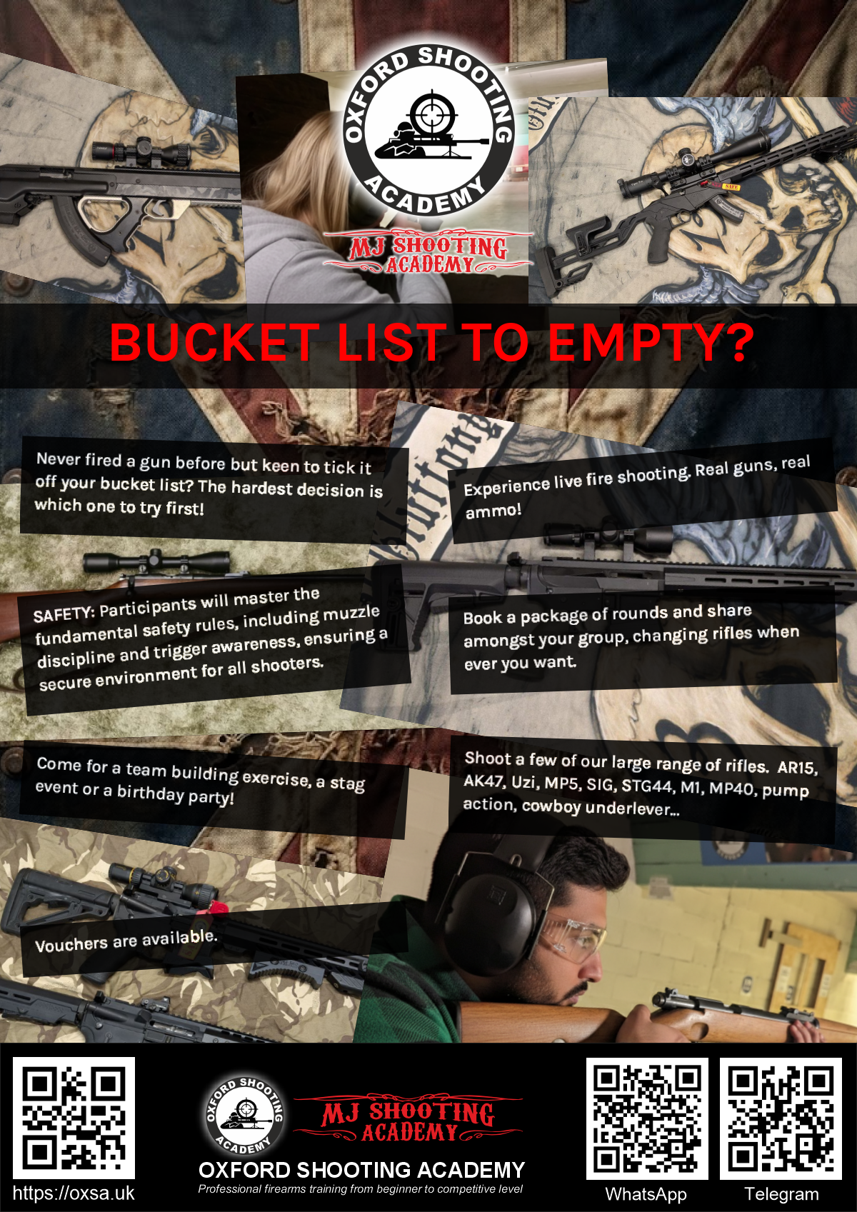 Tactical shooting drill for beginners and enthusiasts