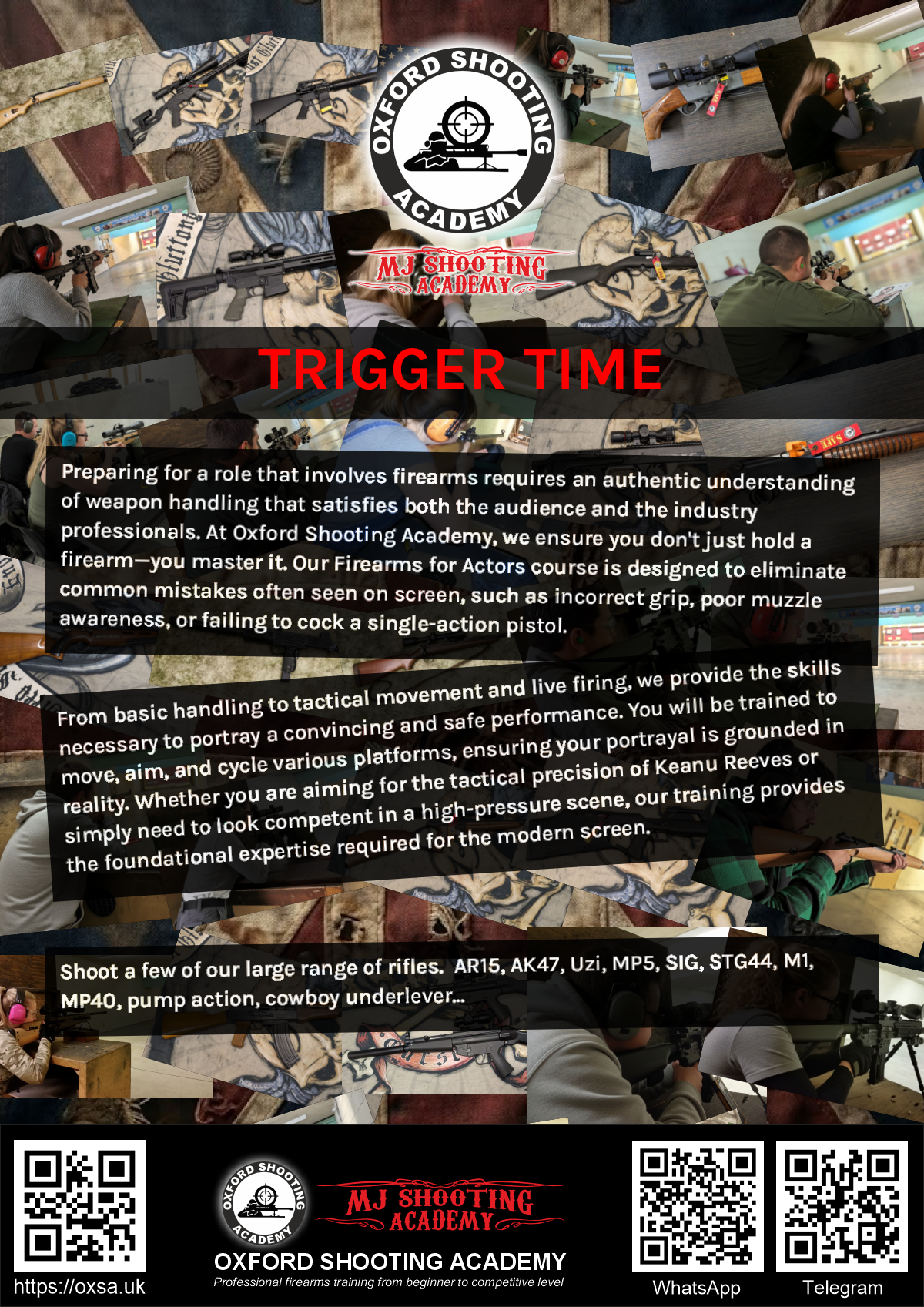 Precision shooting session focusing on firearm safety and handling