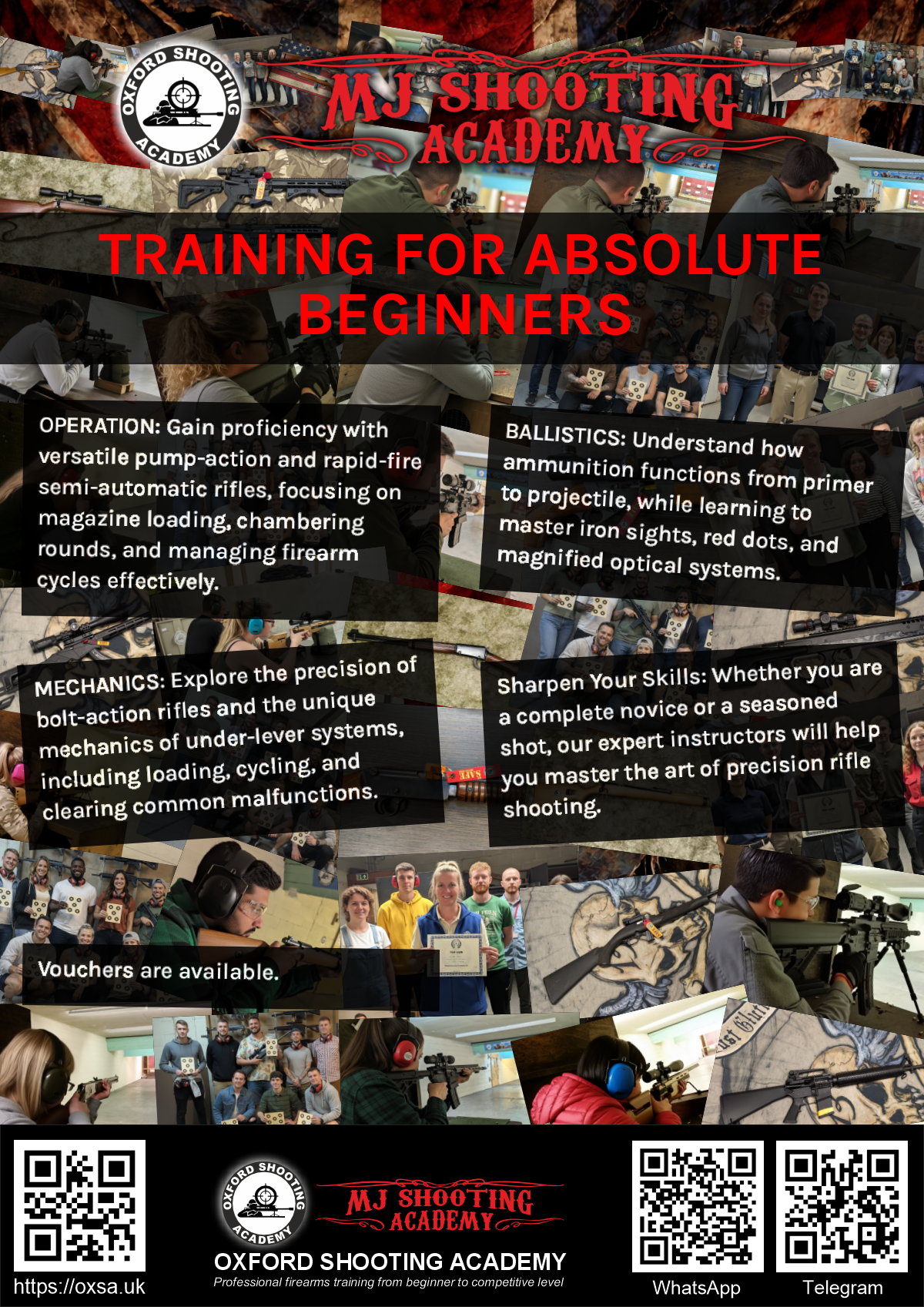 Live fire training for skill development and training