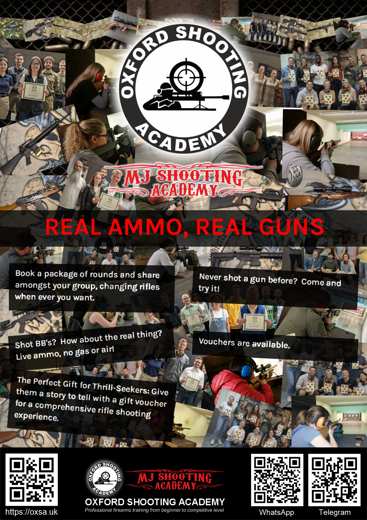 Sporting gun experience under supervised range conditions