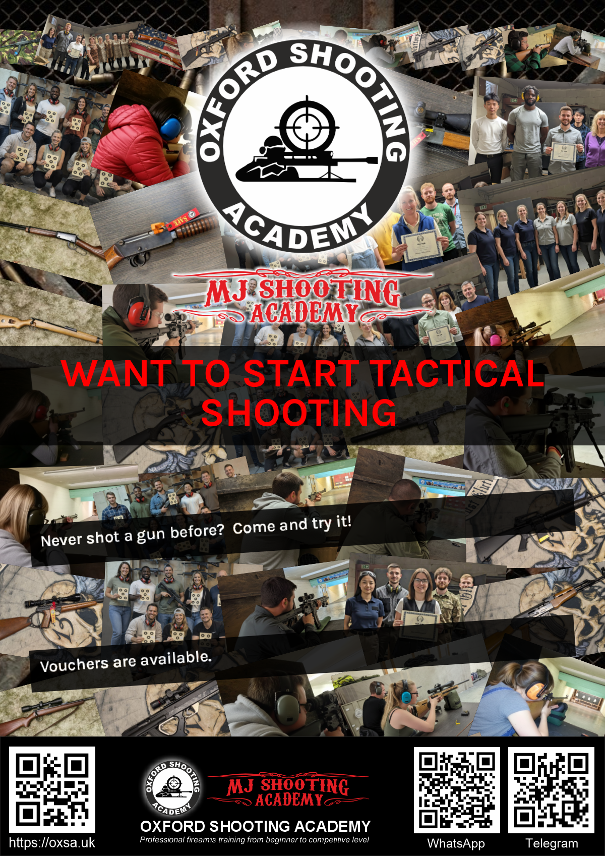 Tactical shooting drill for beginners and enthusiasts