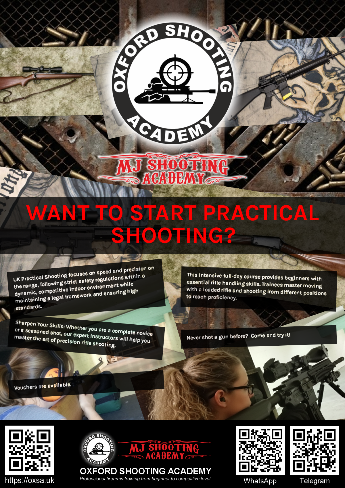 Target practice activity designed for corporate and group events
