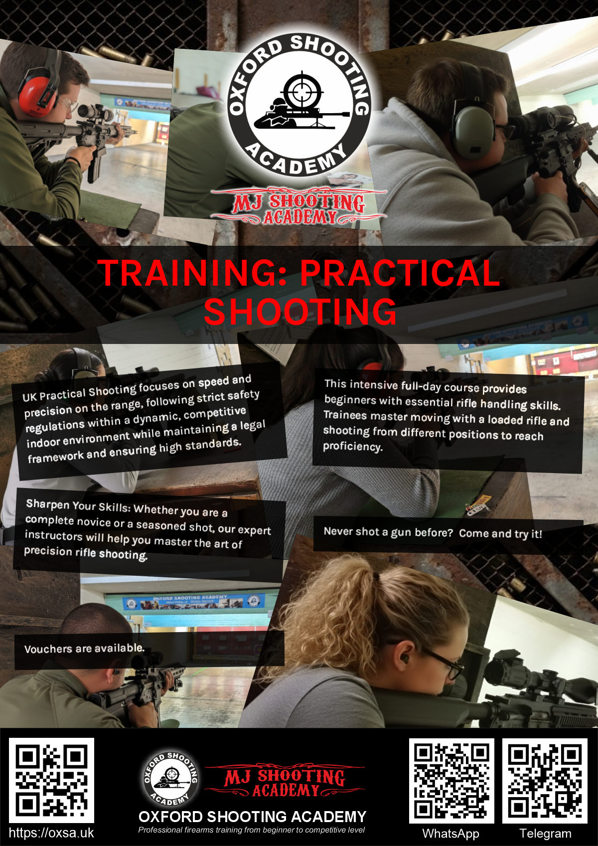 Target practice activity designed for corporate and group events