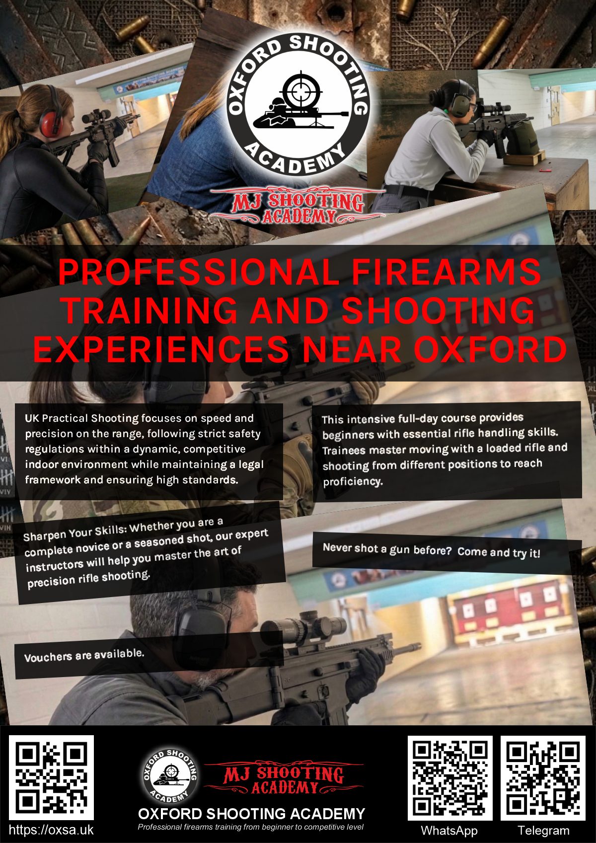 Live fire training for skill development and training