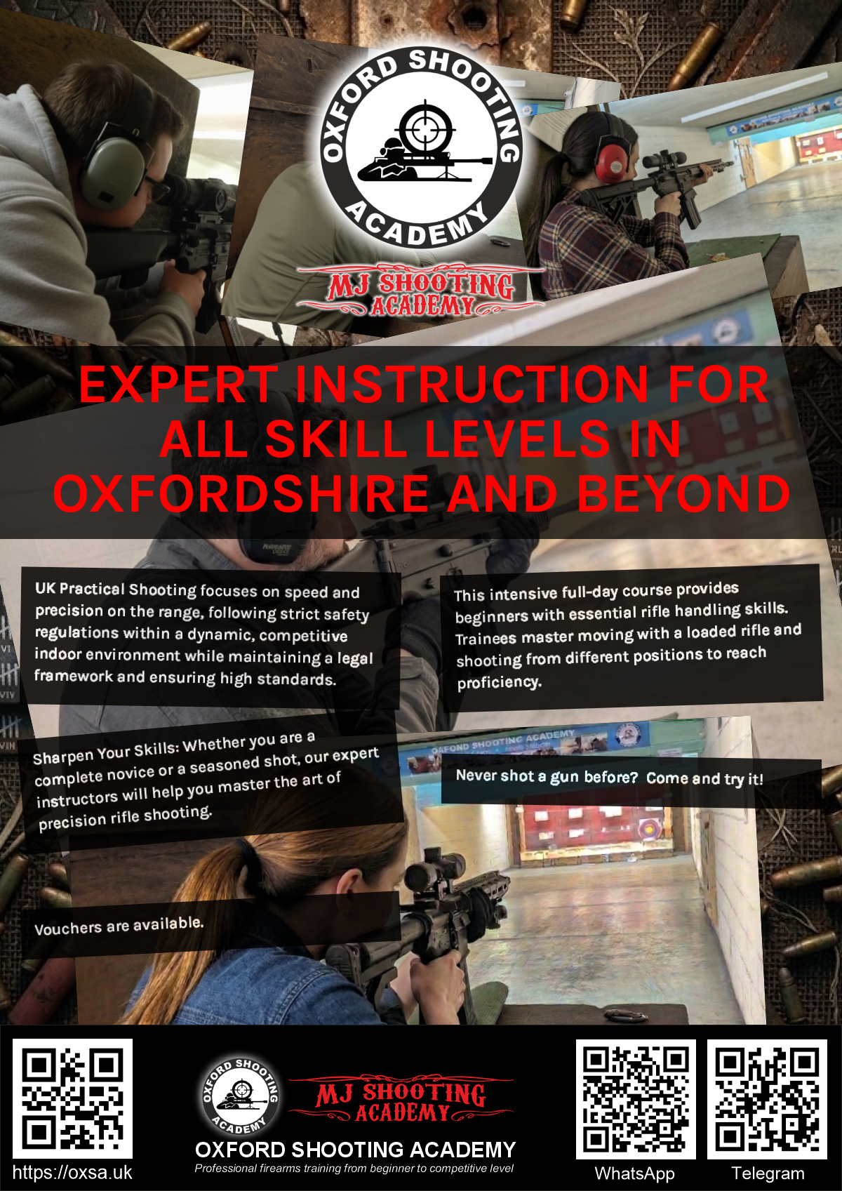 Precision shooting session focusing on firearm safety and handling
