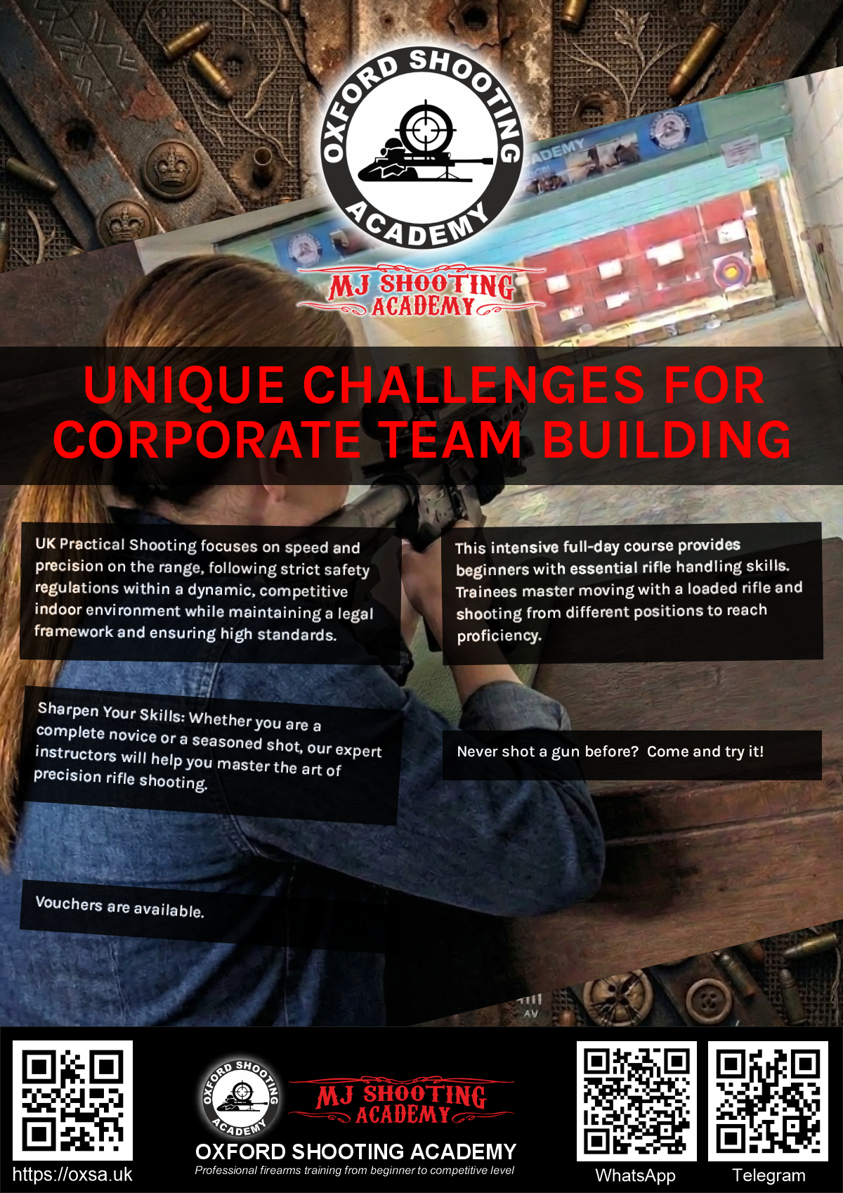 Historic rifle display with expert safety instruction