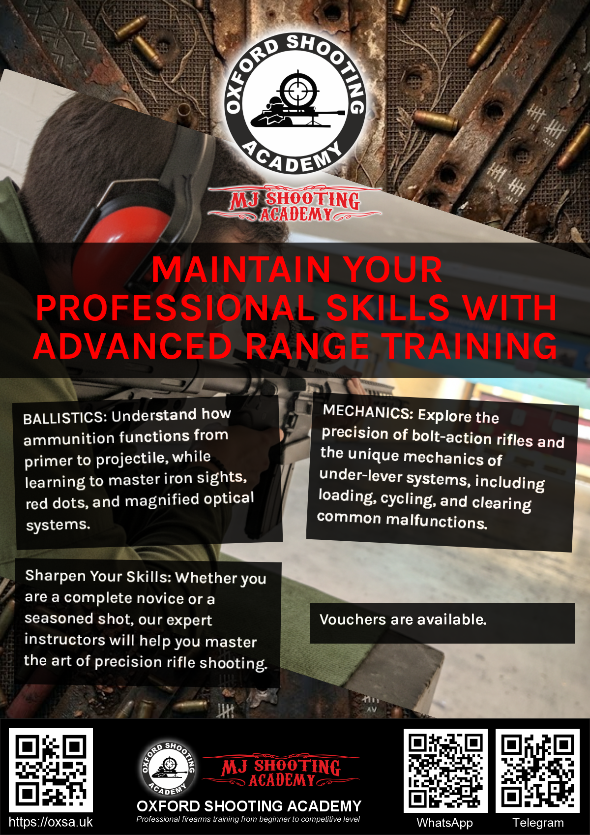 Indoor range shooting providing a unique experience day