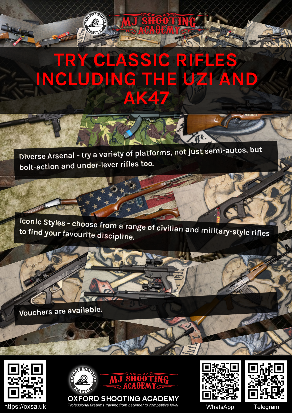 Indoor range shooting providing a unique experience day