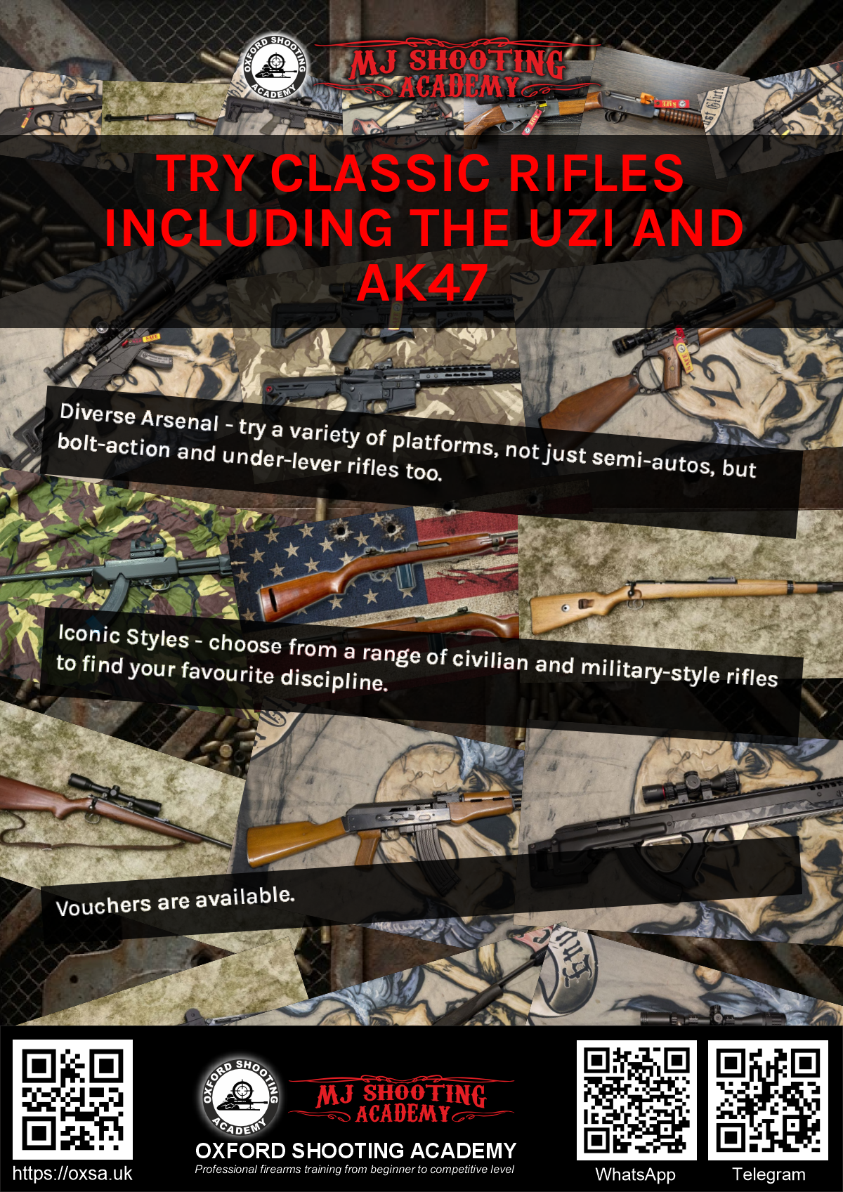 Sporting gun experience under supervised range conditions