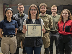 Historic rifle display with expert safety instruction