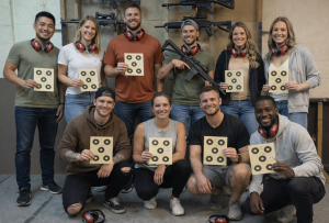 Professional shooting experience at a professional shooting range