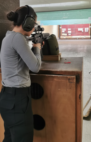 Indoor range shooting providing a unique experience day