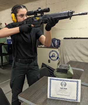 Target practice activity designed for corporate and group events