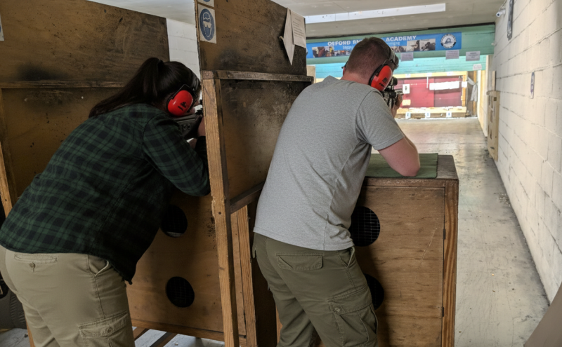 Tactical shooting drill for beginners and enthusiasts