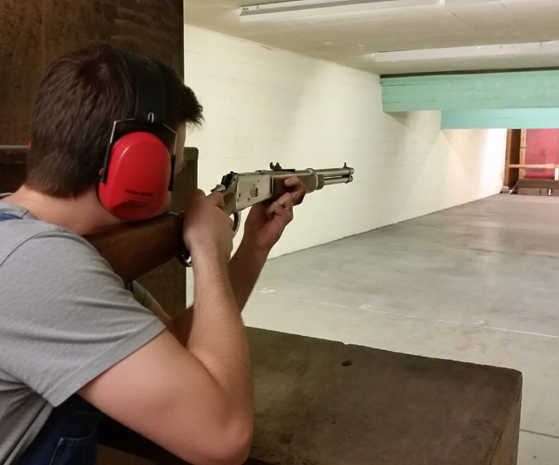Sporting gun experience under supervised range conditions