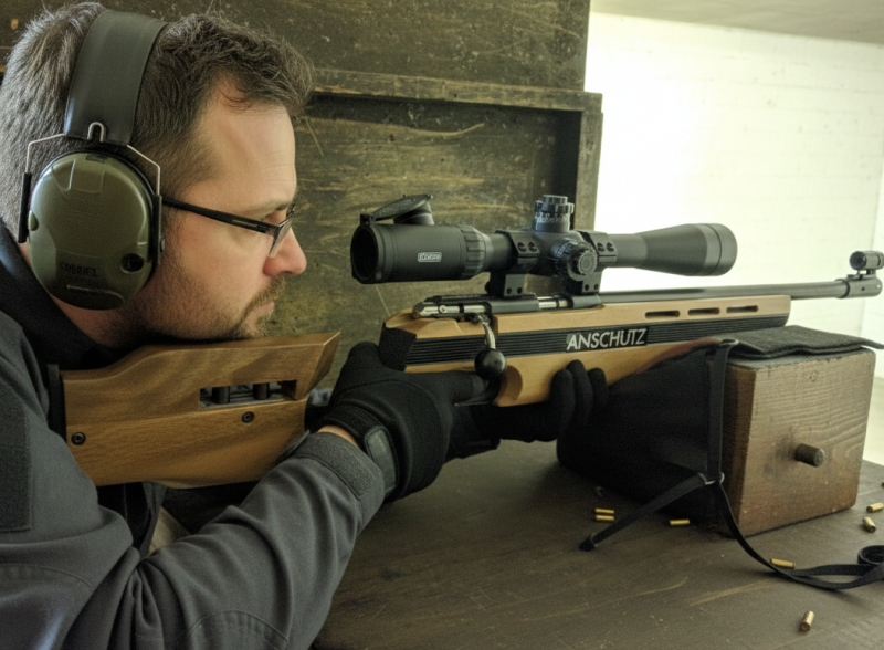 Professional shooting experience at a professional shooting range