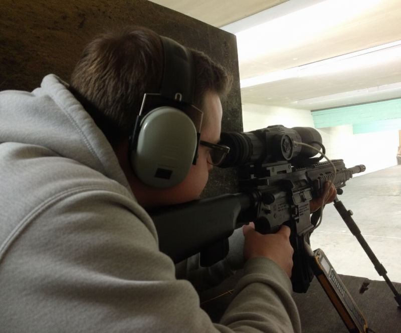 Sporting gun experience under supervised range conditions