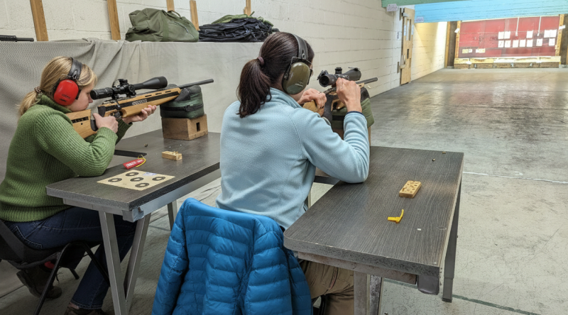 Sporting gun experience under supervised range conditions