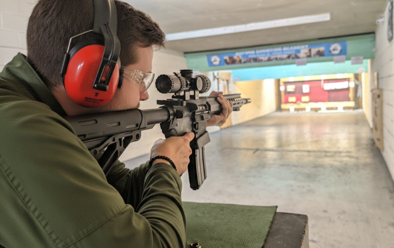 Sporting gun experience under supervised range conditions