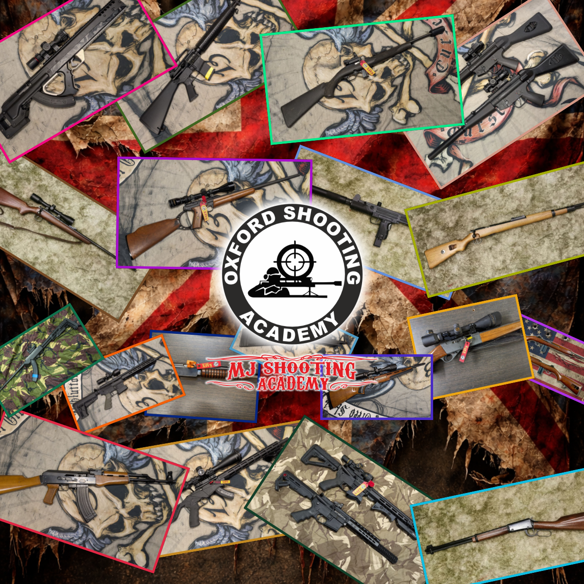 Professional shooting experience at a professional shooting range