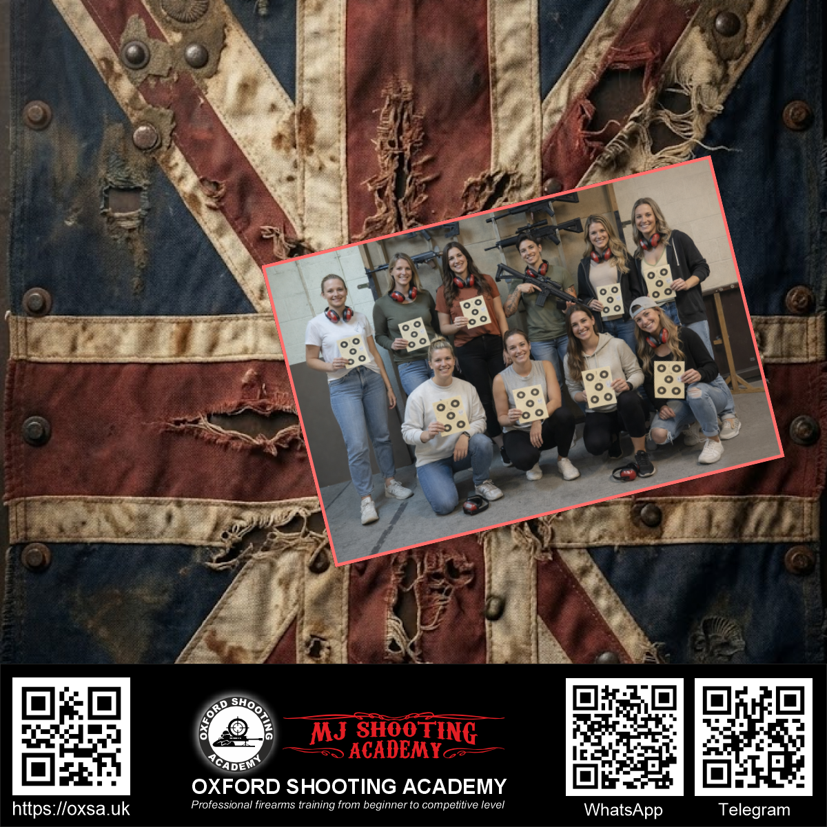 Professional shooting experience at a professional shooting range